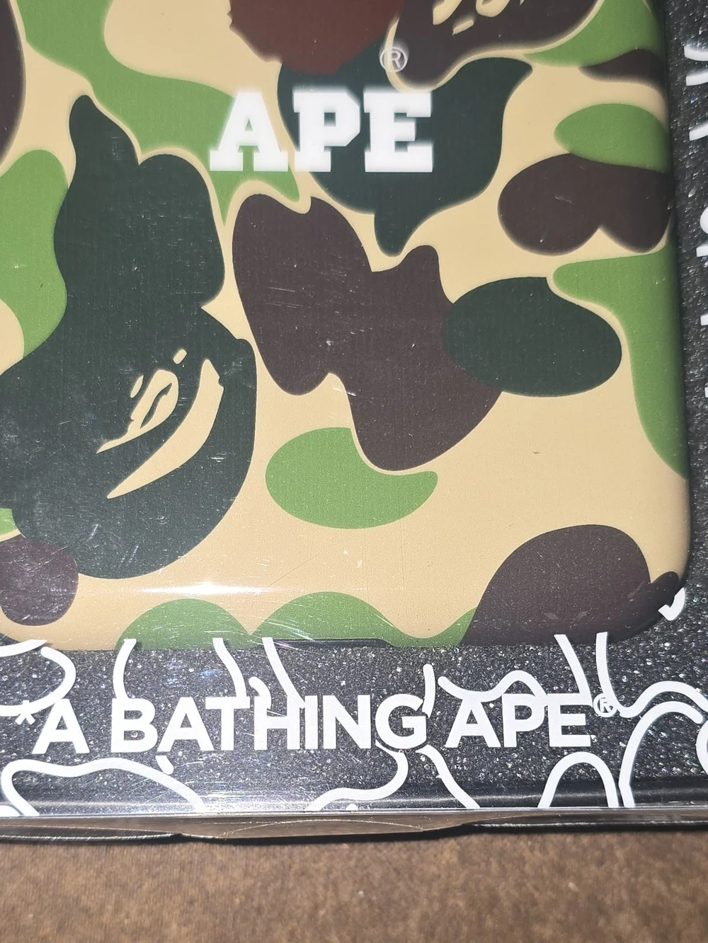Bape Camo Phone Case in Green, Brown, Black